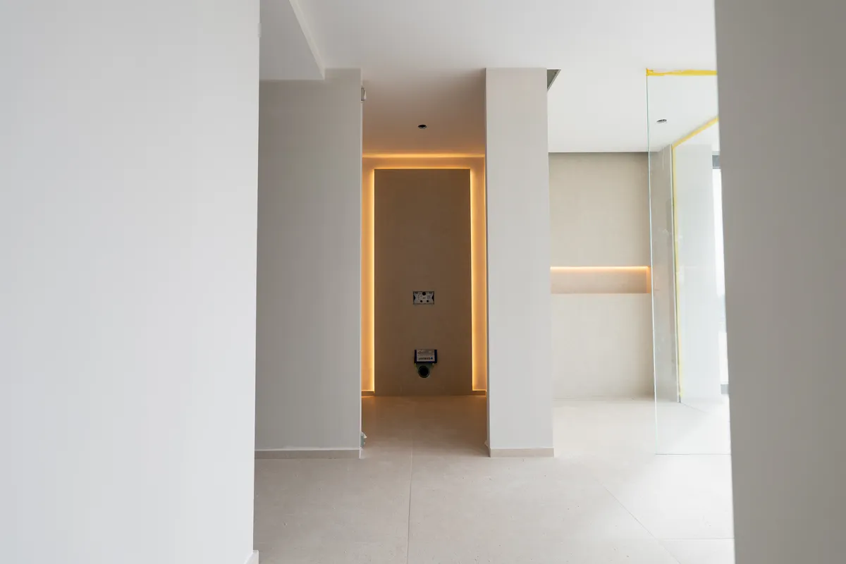 Reforma con pladur en chalet de Calvià — falso techo y tabiquería